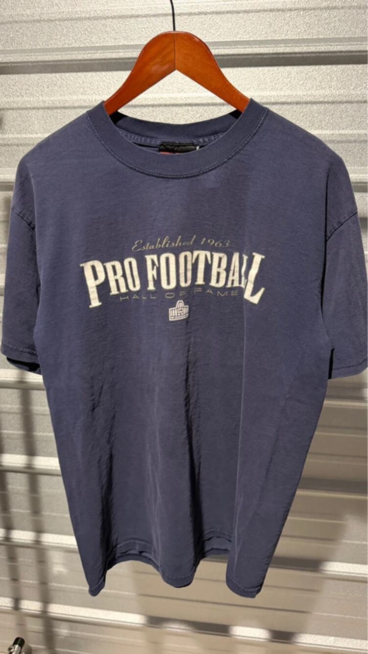 vintage Football Hall of Fame tee shirt NFL sz large